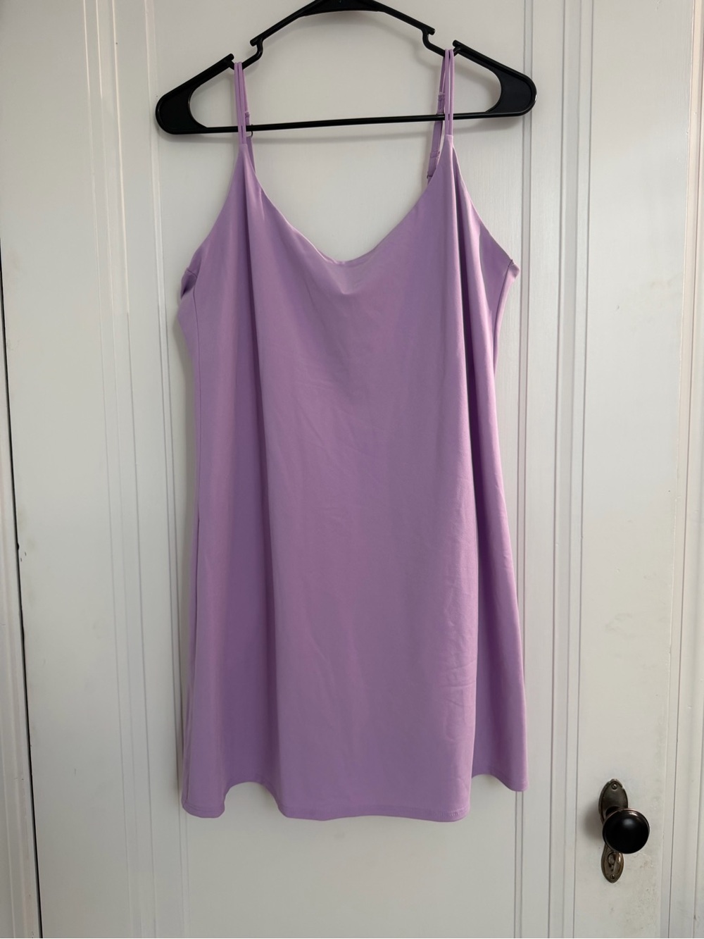 NWT Abercrombie & Fitch Lilac Active Travelers Dress Built In Shorts Large